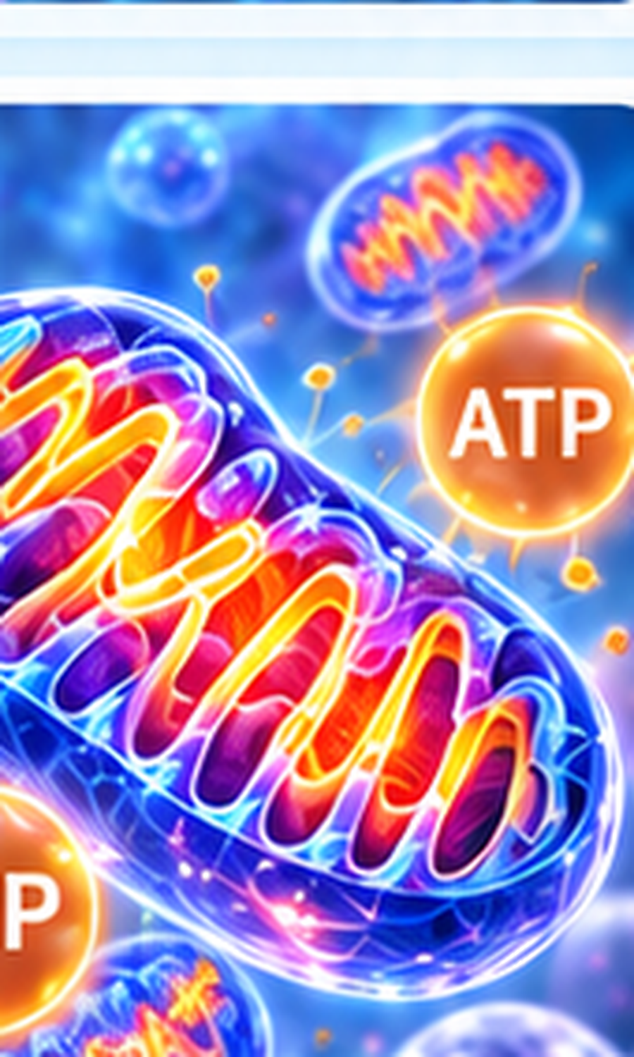 粒線體功能障礙 / Mitochondrial Dysfunction 科學示意圖