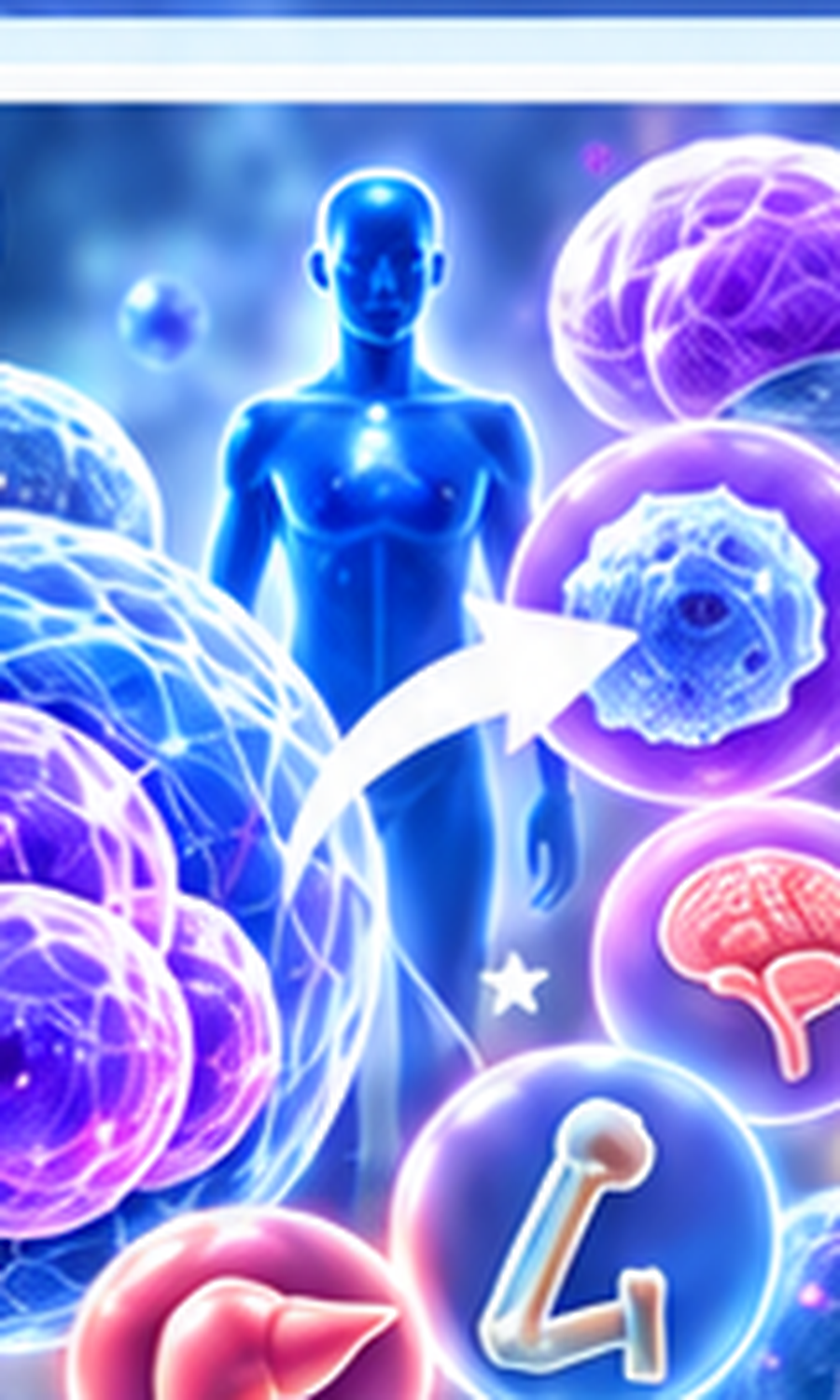 幹細胞耗竭 / Stem Cell Exhaustion 科學示意圖
