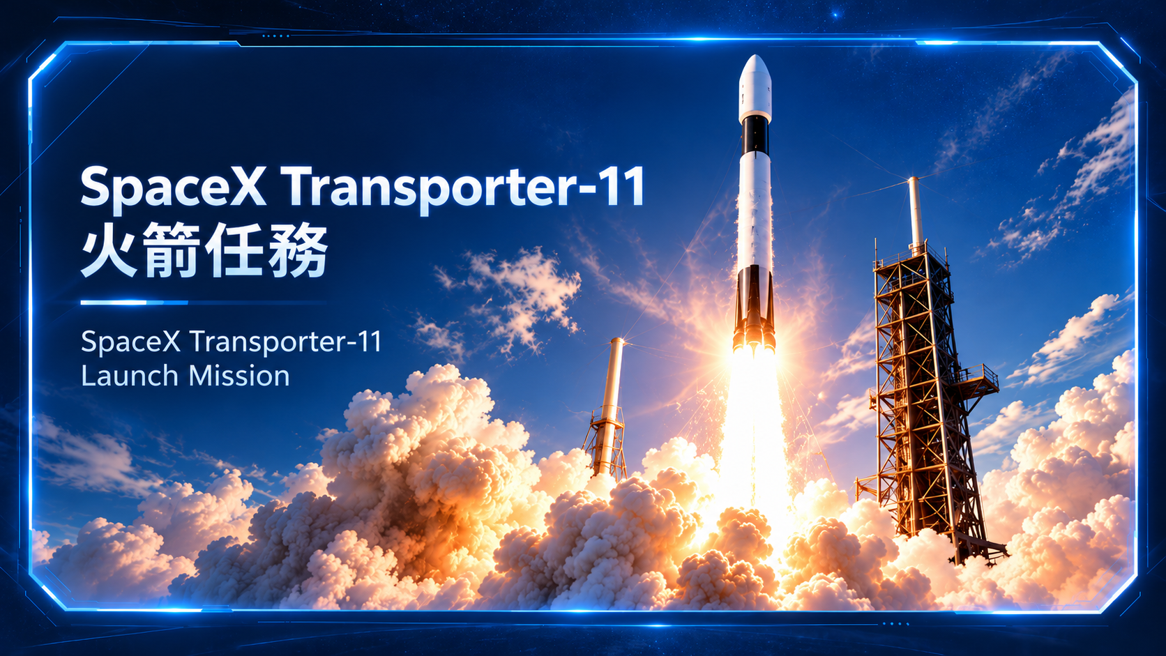 核定的 Falcon 9 升空視覺 / Approved Falcon 9 launch artwork
